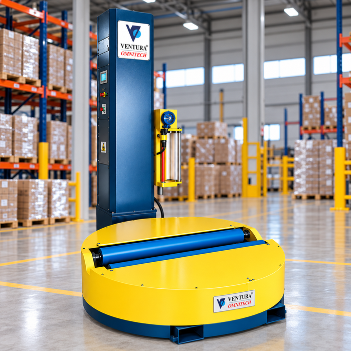 VENTURA REEL WRAPPING MACHINE WITH AUTO EJECTOR