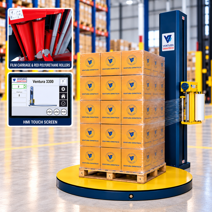 VENTURA PALLET STERTCH WRAPPING MACHINE (TOUCH SCREEN)