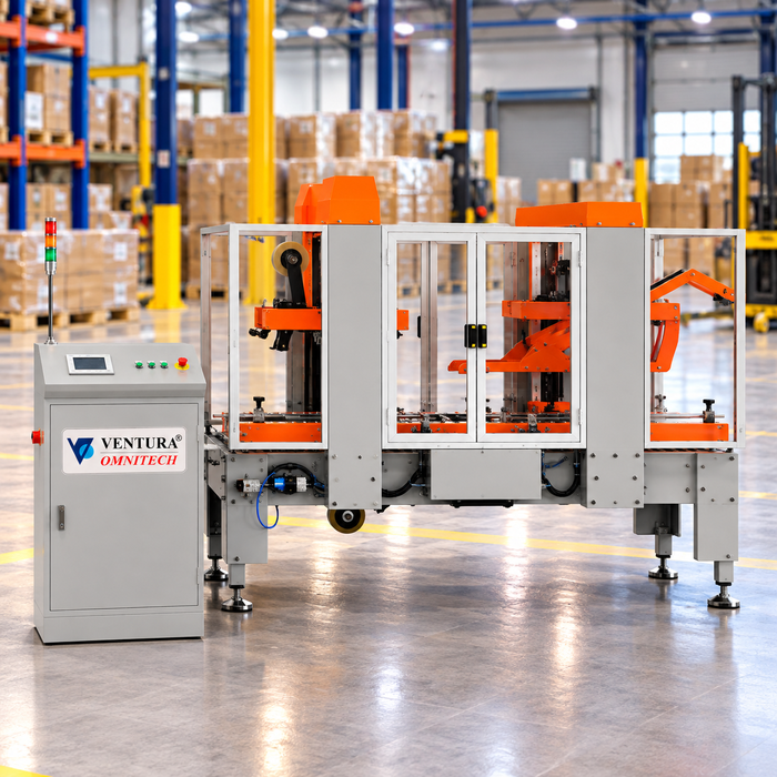 VENTURA FULLY AUTOMATIC CARTON SEALER WITH 4 FLAP CLOSER